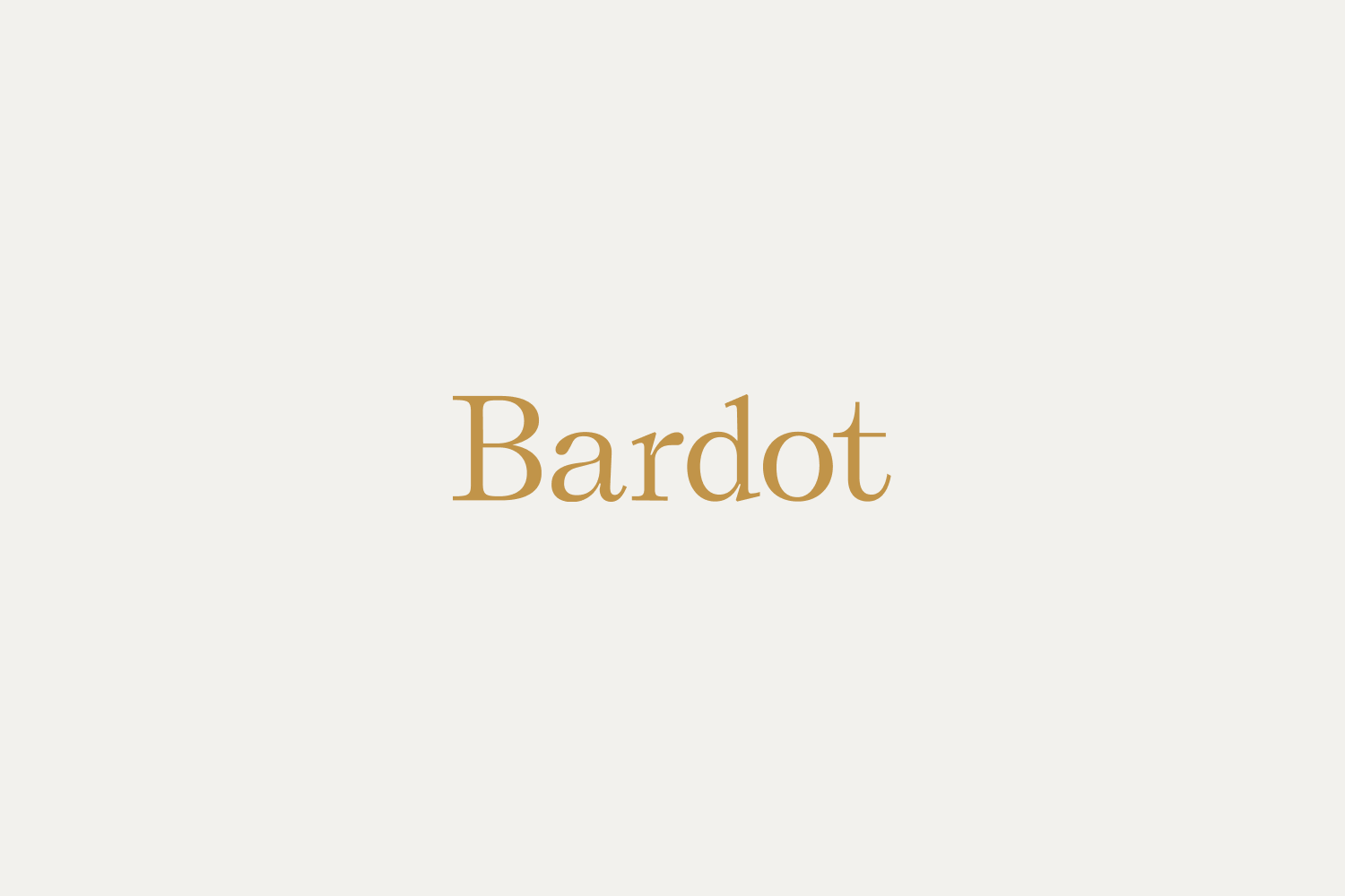 Bardot品牌餐厅logo设计